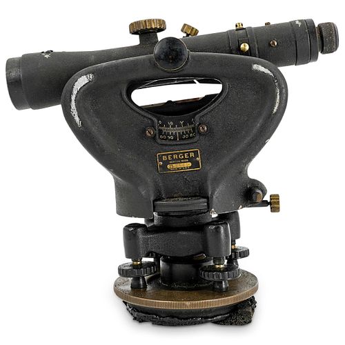 CL BERGER SURVEYOR'S TRANSIT, LEVEL