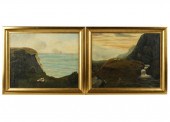 C.L. LEIGH: TWO LANDSCAPESeach