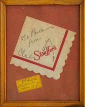 CLAES OLDENBURG AUTOGRAPHED ST