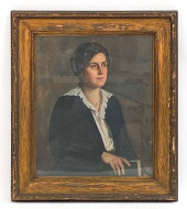 CLAIRE MARDEN 19TH C. OIL ON C