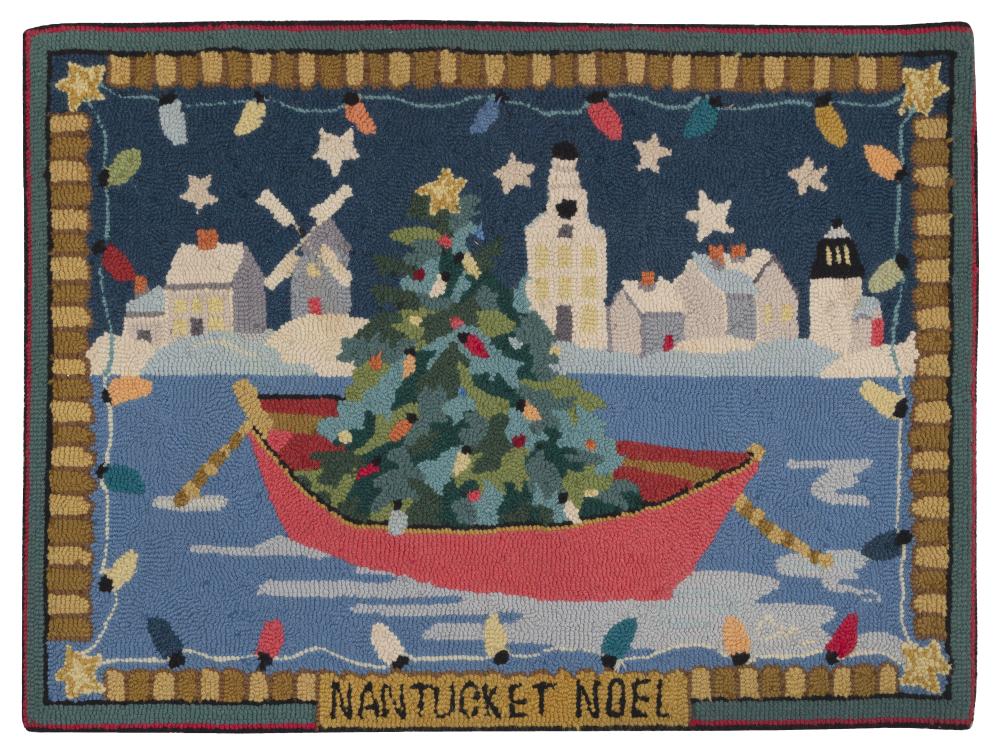 CLAIRE MURRAY HOOKED RUG “NANTUCKET