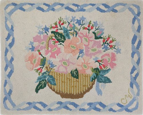 CLAIRE MURRAY HOOKED RUG "NANTUCKET
