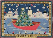 CLAIRE MURRAY HOOKED RUG, "NAN