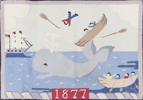 CLAIRE MURRAY HOOKED RUG "NANTUCKET