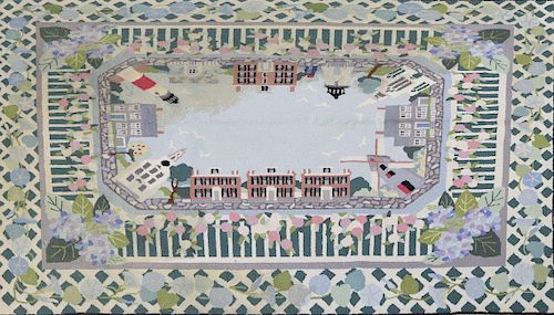 CLAIRE MURRAY HOOKED RUG "NANTUCKET