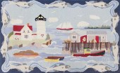 CLAIRE MURRAY HOOKED RUG "PORT