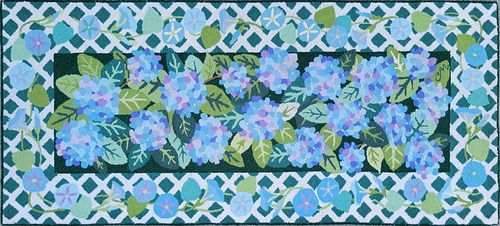 CLAIRE MURRAY "HYDRANGEA" HOOKED