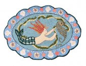 CLAIRE MURRAY OVAL HOOKED RUG