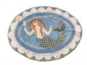 CLAIRE MURRAY OVAL HOOKED RUG