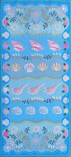 CLAIRE MURRAY RUG WITH SHELLS AND