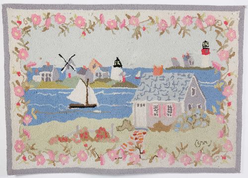 CLAIRE MURRAY WOOL HOOKED RUG
