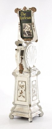 Clamshell mutoscope with eroti