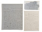 Clara Barton ALsS Lot of 2 ALs