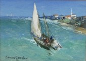 CLARENCE E. BRALEY OIL ON CANV