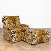 CLARENCE HOUSE VELVET LEOPARD