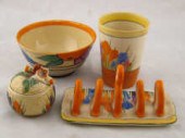 Clarice Cliff:- a crocus patte