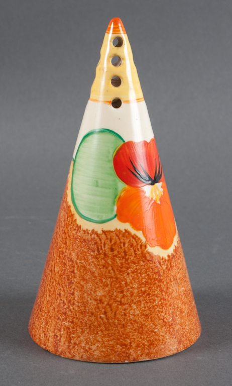 Clarice Cliff painted china sugar