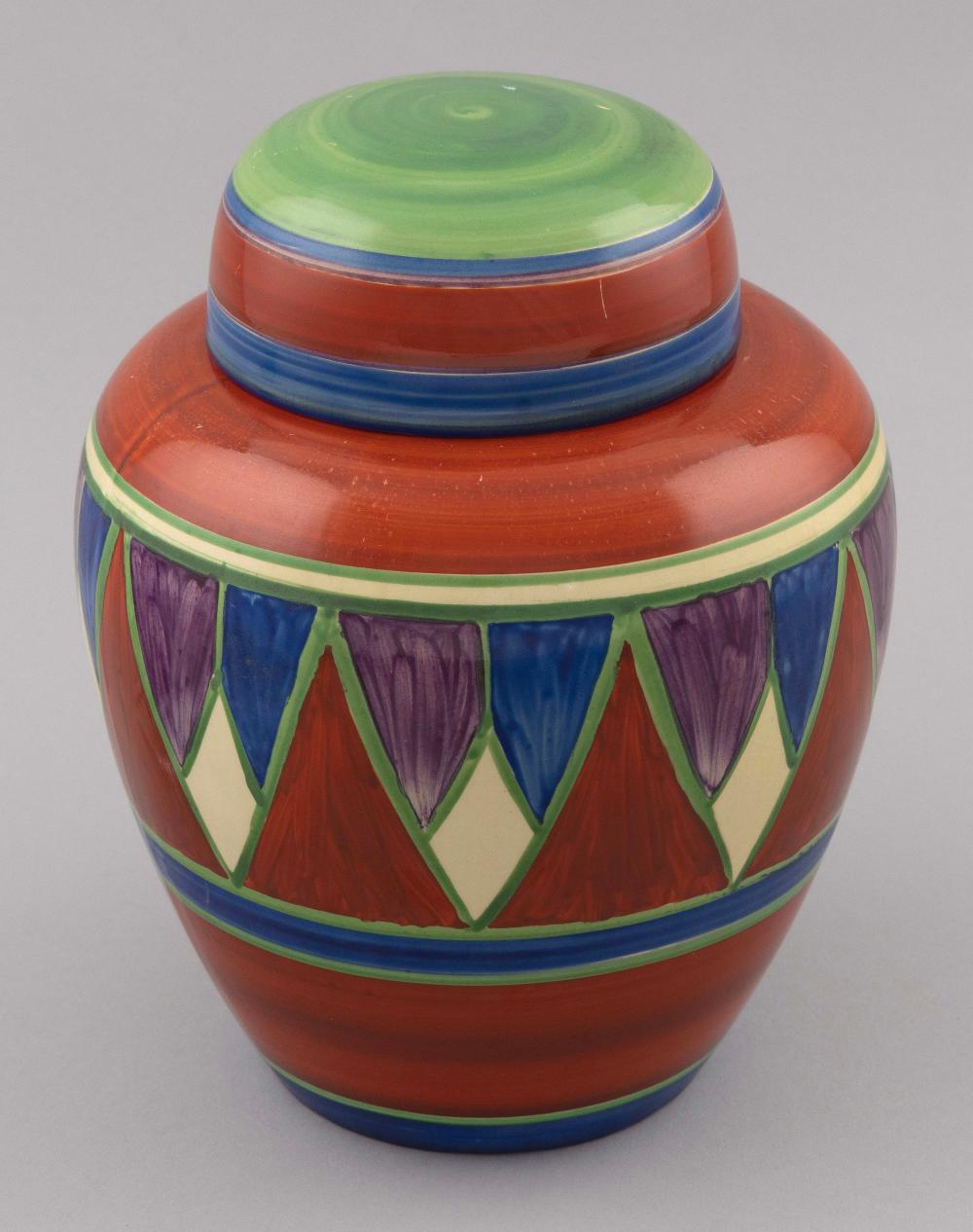 CLARICE CLIFF PORCELAIN COVERED
