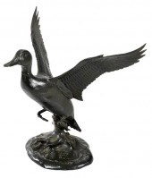 CLARK BRONSON, WILDLIFE SCULPT