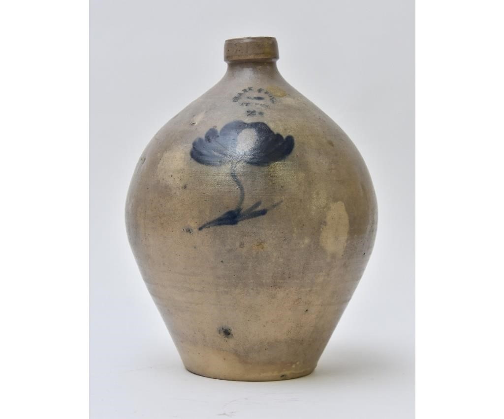 Clark & Fox, N.Y. two gallon oval