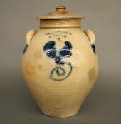 CLARK & FOX STONEWARE CROCKA 1