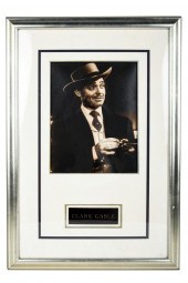 CLARK GABLE (1901 - 1960): SIG