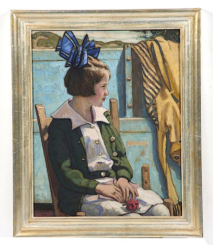 CLARK HOBART, YOUNG BEAUTY, OIL