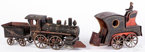 CLARK PAINTED CAST IRON HILLCLIMBER