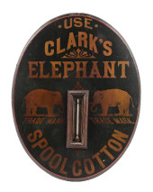 CLARK'S ELEPHANT SPOOL COTTON