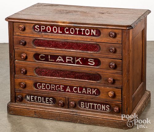 CLARK'S SPOOL CABINETClark's