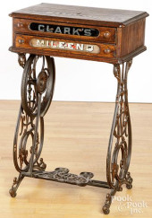 CLARKS TWO-DRAWER SPOOL CABINE