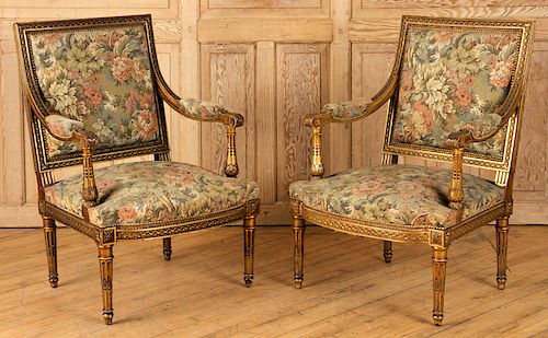 CLASSIC PAIR FRENCH LOUIS XVI ARM