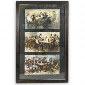 CLASSIC POKER THEMED TRIPTYCHD