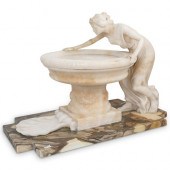 CLASSICAL ALABASTER SCULPTURED