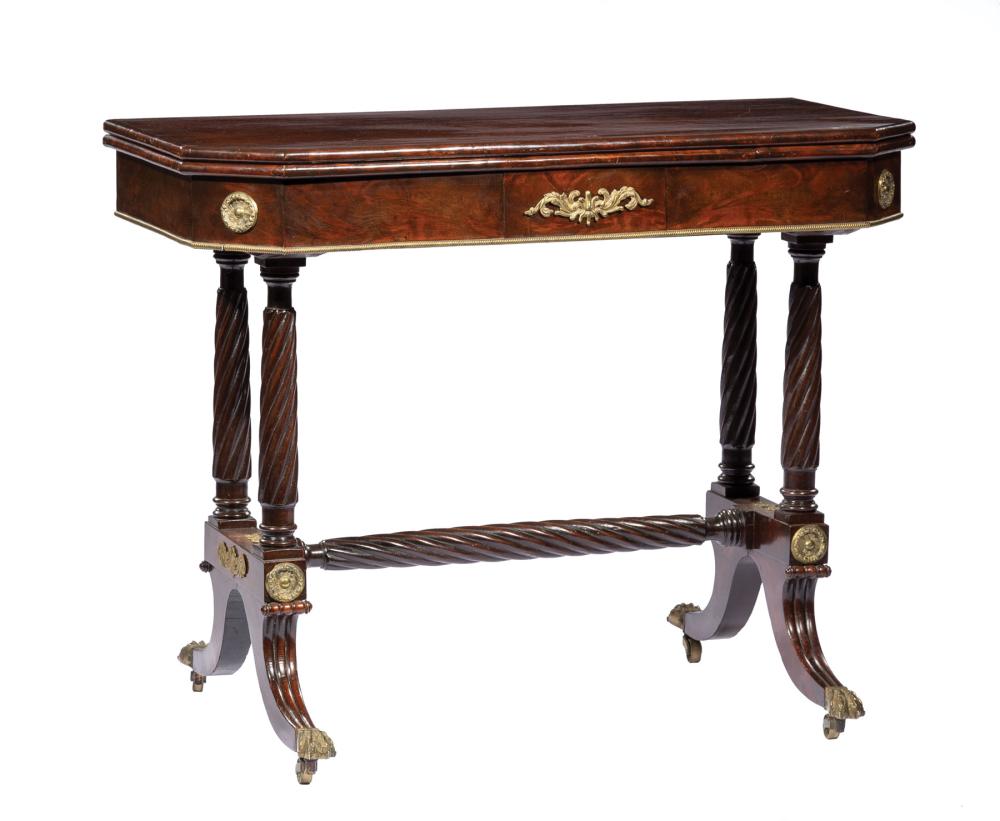 CLASSICAL BRONZE-MOUNTED MAHOGANY