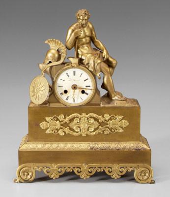 Classical bronze shelf clock,