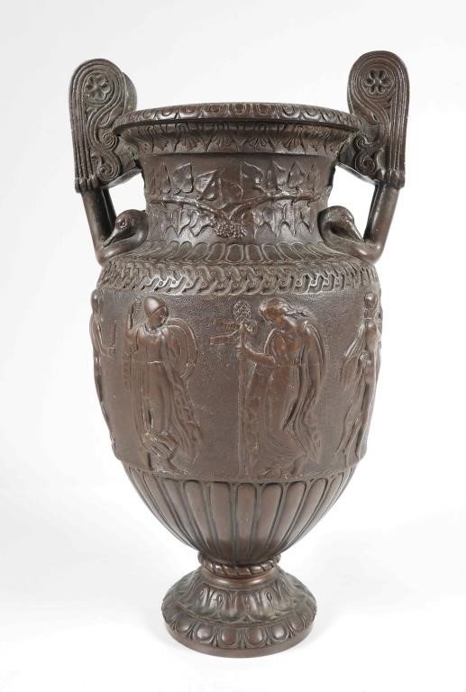 CLASSICAL BRONZE URNHeavy and