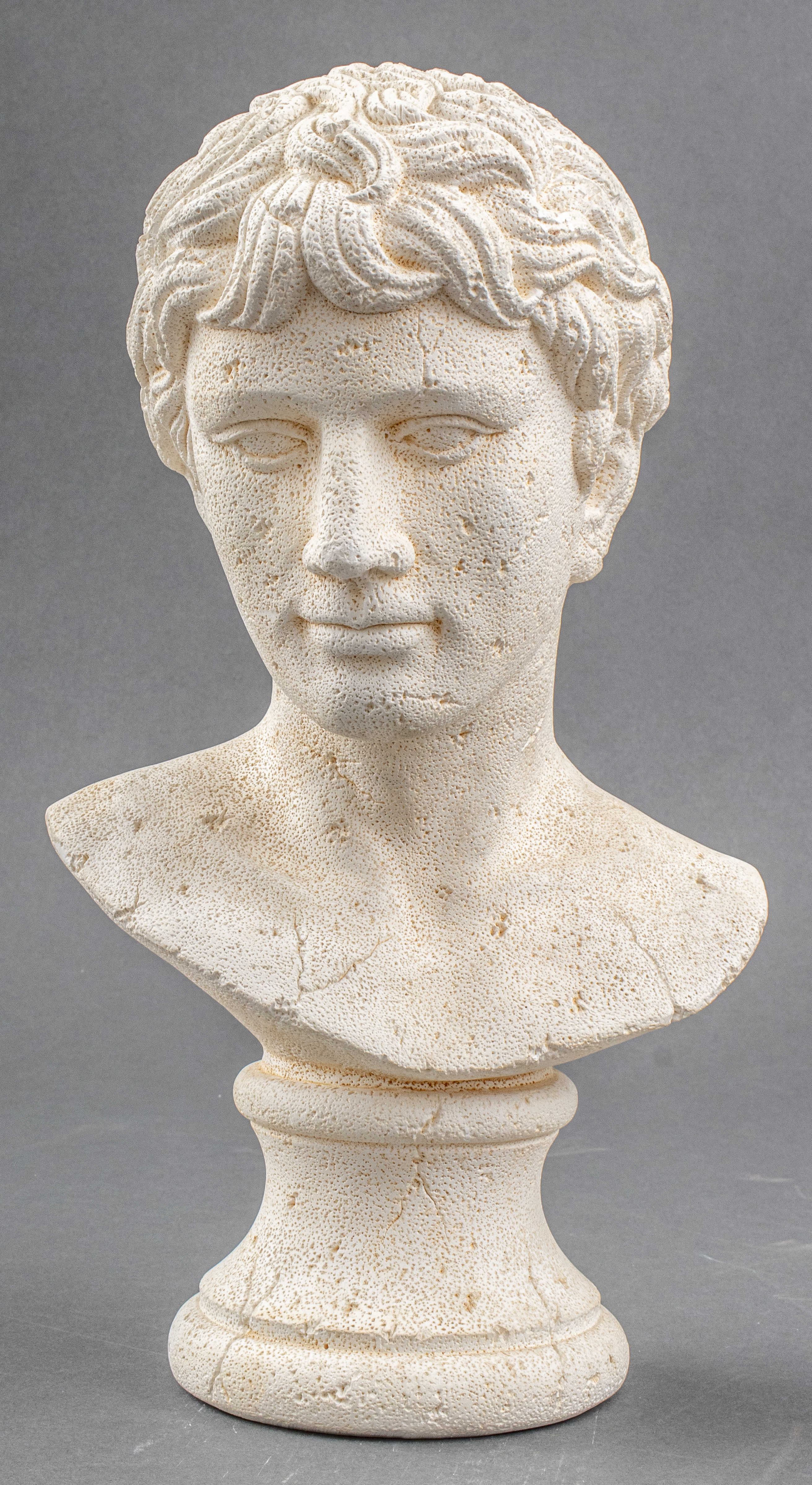 CLASSICAL BUST PLASTER SCULPTURE