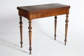 CLASSICAL CARD TABLE. American