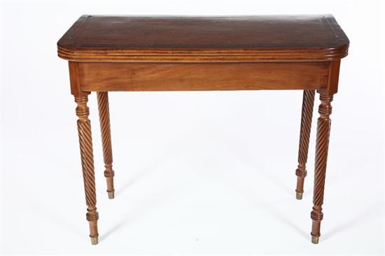 CLASSICAL CARD TABLE. American 