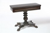 CLASSICAL CARD TABLE AND TILT
