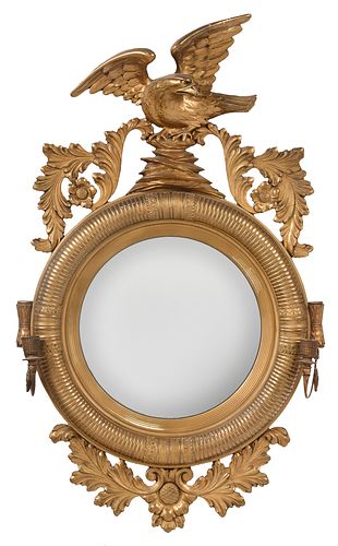 CLASSICAL CARVED AND GILT SPREAD