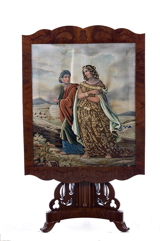 Classical carved mahogany and