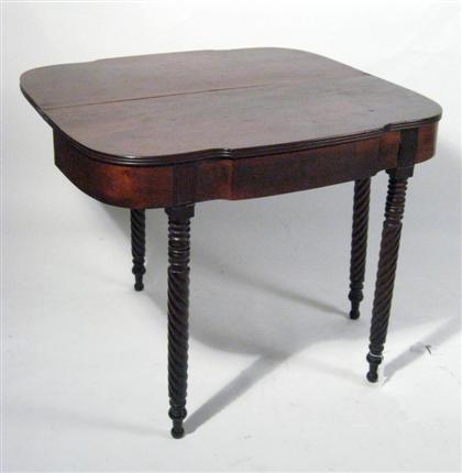 Classical carved mahogany card