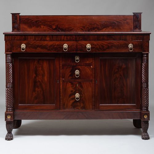 CLASSICAL CARVED MAHOGANY