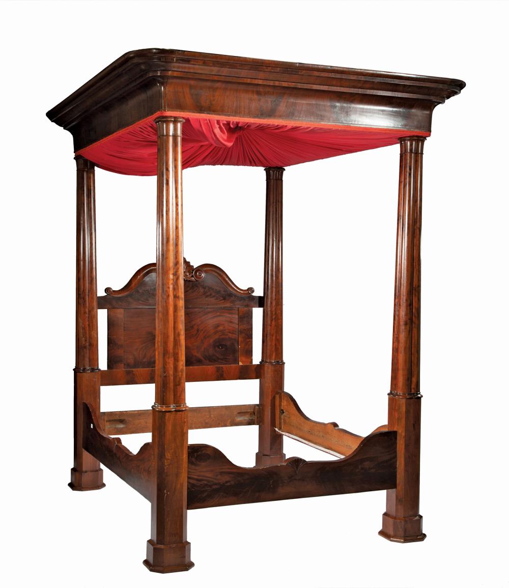 CLASSICAL CARVED MAHOGANY TESTER