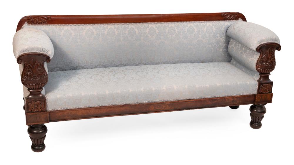 CLASSICAL CARVED SOFA BOSTON, CIRCA