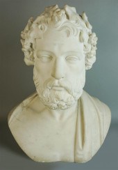 CLASSICAL CARVED WHITE MARBLE