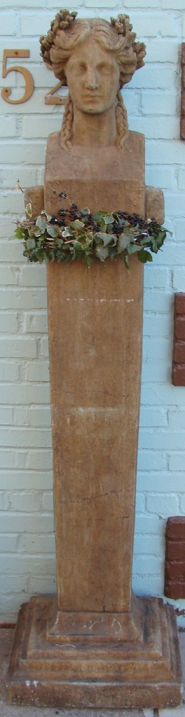 CLASSICAL CAST STONE HERM FIGURE OF