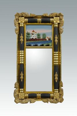 Classical gilt-framed eglomise